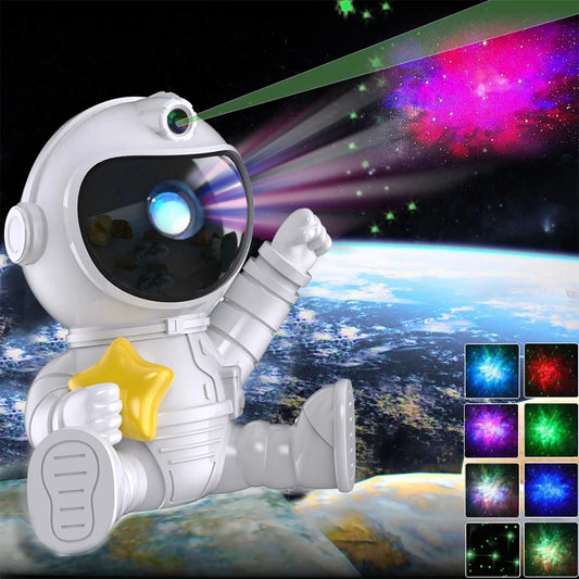 Galaxy Star Projector Astronaut Starry Sky Projector Galaxy Night Light for Bedroom Home Decor Kids Gifts Starry Sky Night Light